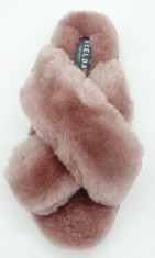 Axelda-fårskinnstofflor-tofflor-heather pink-lila-dam-Toffelshoppen.se