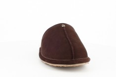 Axelda-fårskinnstofflor-antihalktofflor-slip-in-herr dark brown-brunToffelshoppen.se