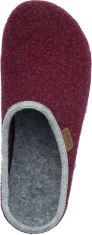 Cinnamon-Lisette-varmröd-slip in-ull-urtagbar-sula-TOFFELSHOPPEN.SE
