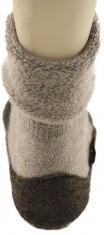 Falke cosyshoe merino ull grå barn kids