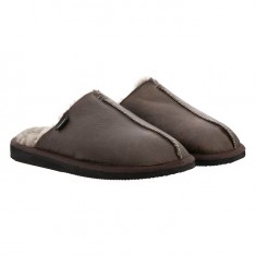 Shepherd-herr-farskinntoffel-slip-in-brun-sula-Toffelshoppen.se