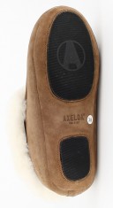 Axelda-fårskinnstofflor-antihalktofflor-chestnut-Toffelshoppen.se