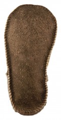 Shepherd-baby-toffel-fårskinn-varm-brun-sula