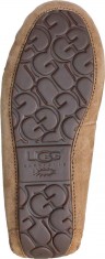 UGG-Dakota-chestnut brun POMPOM-fårskinn-moccasin-dam-TOFFELSHOPPEN.SE