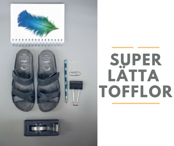 Superlätta tofflor