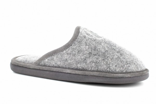 Axelda-malaga-ulltofflor herrtofflor-grå-Hushpuppies-Toffelshoppen.se