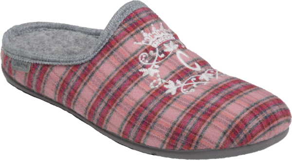 Cinnamon-ull-toffla-rutig-slip-in-uppbyggd-sula
