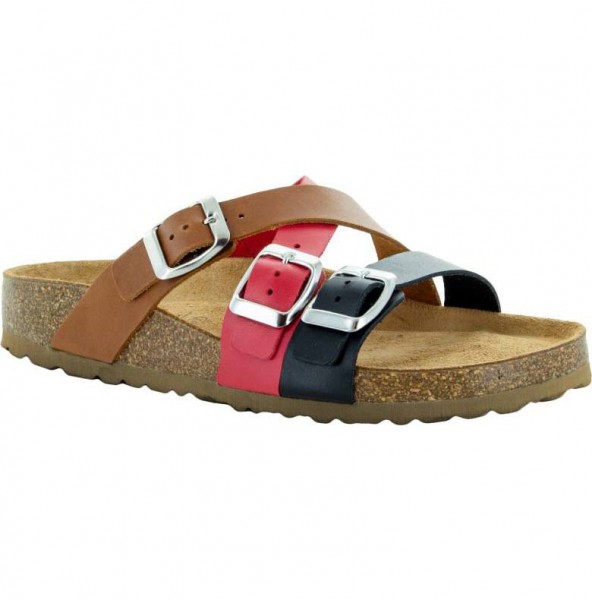 Anatomiska damsandaler josefine-läder TOFFELSHOPPEN:SE