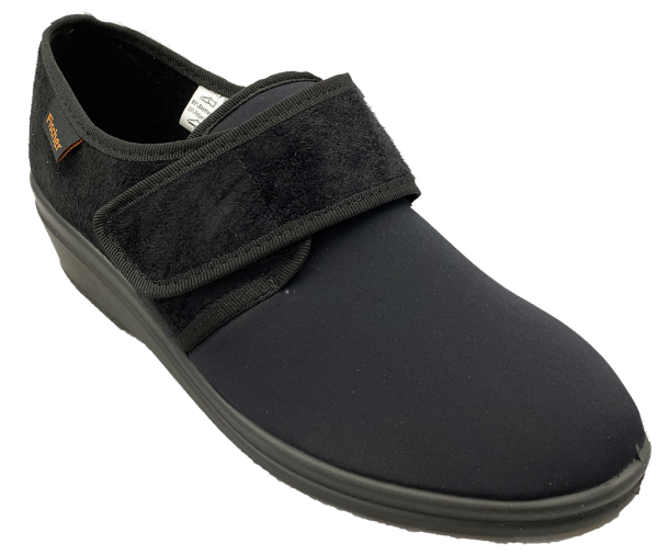 Damtofflor med kardborre för svullna fötter-toffelshoppen.se