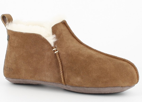 Axelda-fårskinnstofflor-antihalktofflor-chestnut-damtofflor-Toffelshoppen.se