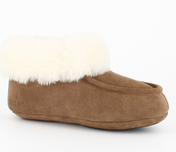 Axelda-fårskinnstofflor-antihalktofflor-chestnut-Toffelshoppen.se