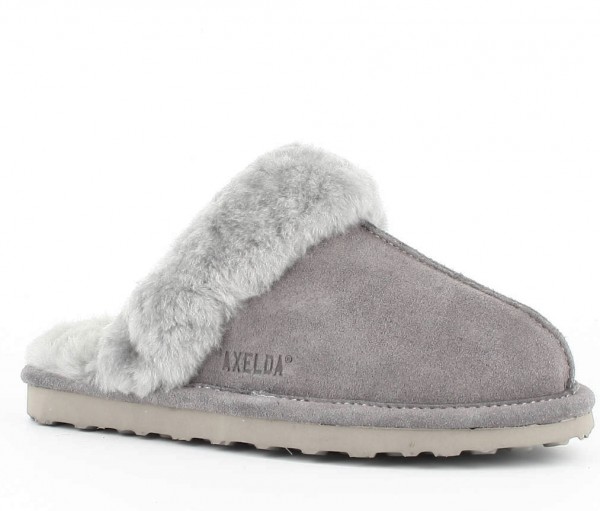 Axelda-fårskinnstofflor-antihalktofflor-slip-in-lightgrey-ljus grå-Toffelshoppen.se