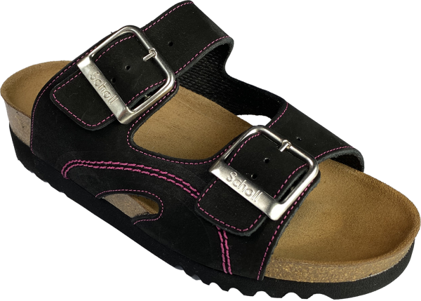 SCHOLL-Moldava-Svart fuchsia-damsandaler-TOFFELSHOPPEN.SE