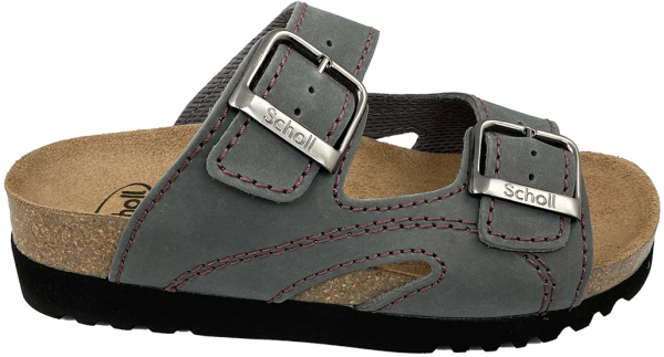 Scholl-Moldava-grå-sandaler tofflor TOFFELSHOPPEN