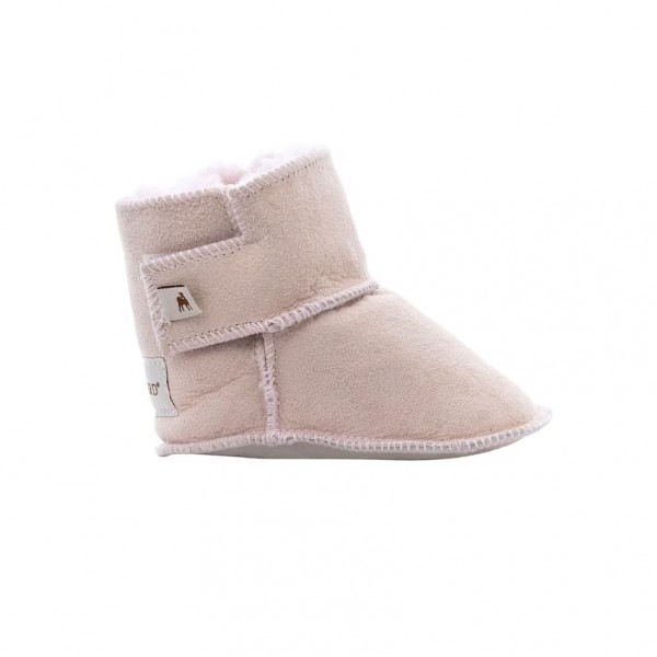 Shepherd-baby-toffel-fårskinn-varm-rosa-toffelshoppen.se