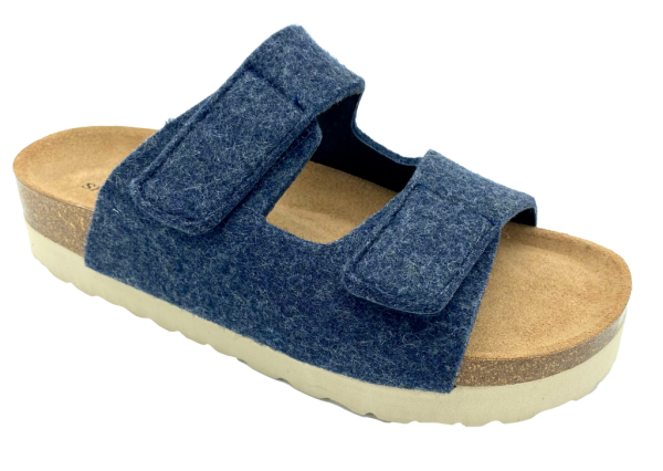 Shepherd damsandaler med fotbädd-tofflor i ull-toffelshoppen.se