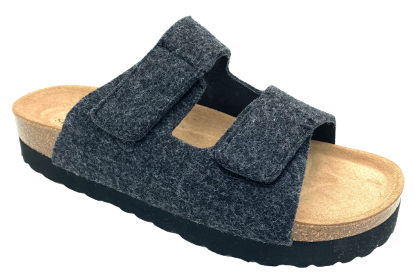 Shepherd herrsandaler med anatomisk fotbädd-tofflor i ull-toffelshoppen.se